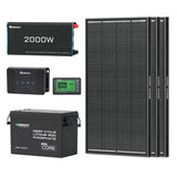 3,84Kwh Caravan Power System | 2000W Inverter, 50A Battery Charger