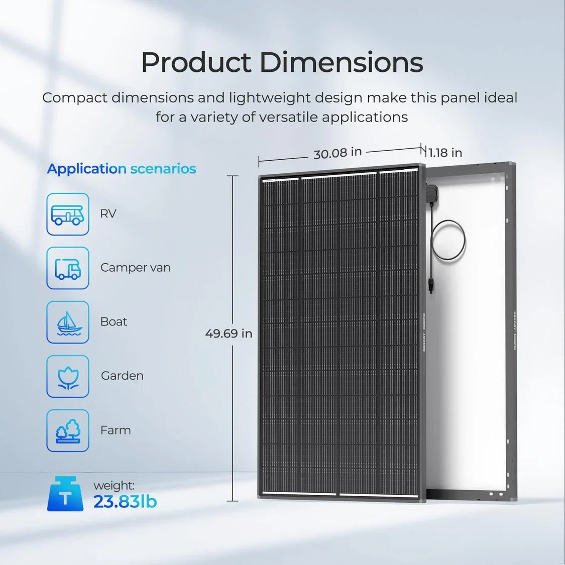 3,84Kwh Caravan Power System | 2000W Inverter, 50A Battery Charger