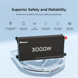 12V 3000W Inverter Pure Sine Wave Motorhome Off-Grid