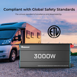 12V 3000W Inverter Pure Sine Wave Motorhome Off-Grid