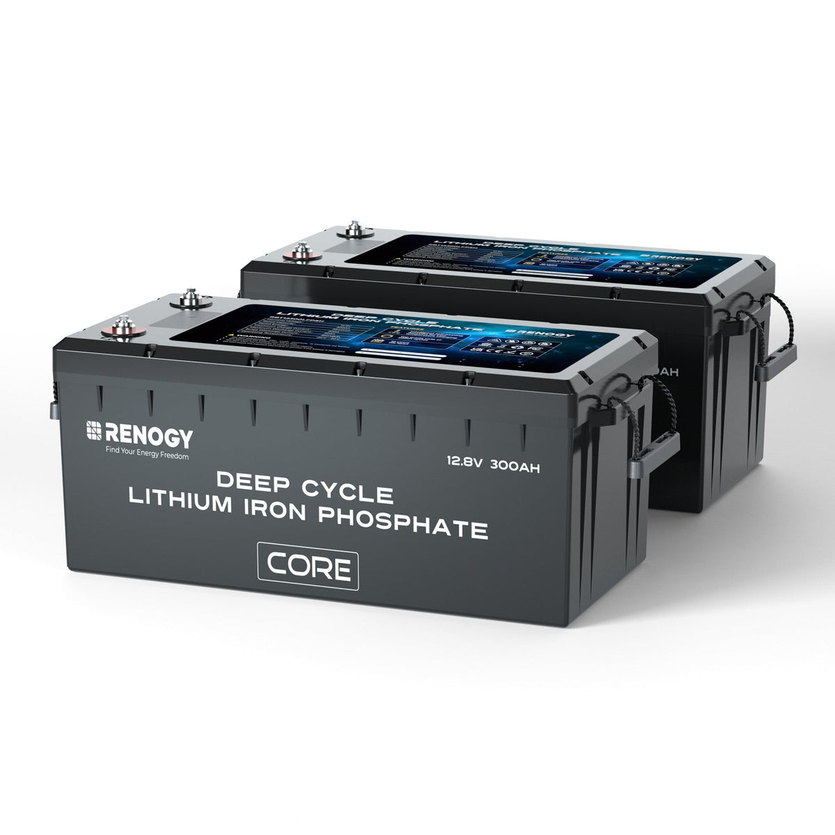 12V 300Ah Core Series Deep Cycle Lithium Iron Phosphate Battery w/Self-Heating