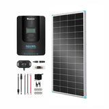 200 W 12 V/24 V monokristallijne zonne-energie premiumkit met Rover 20 A-laadregelaar