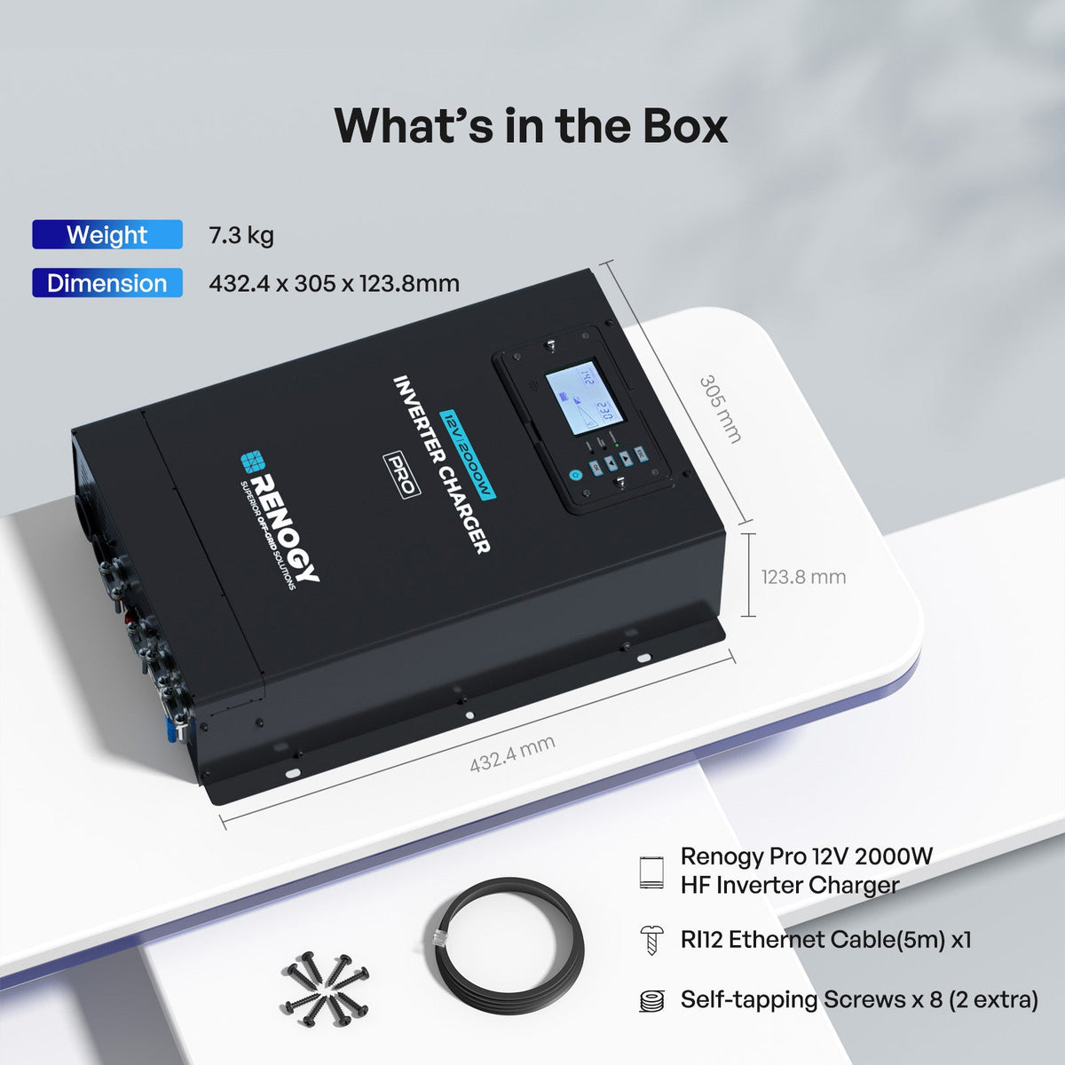 Pro 12V 2000W HF Omvormer/Acculader