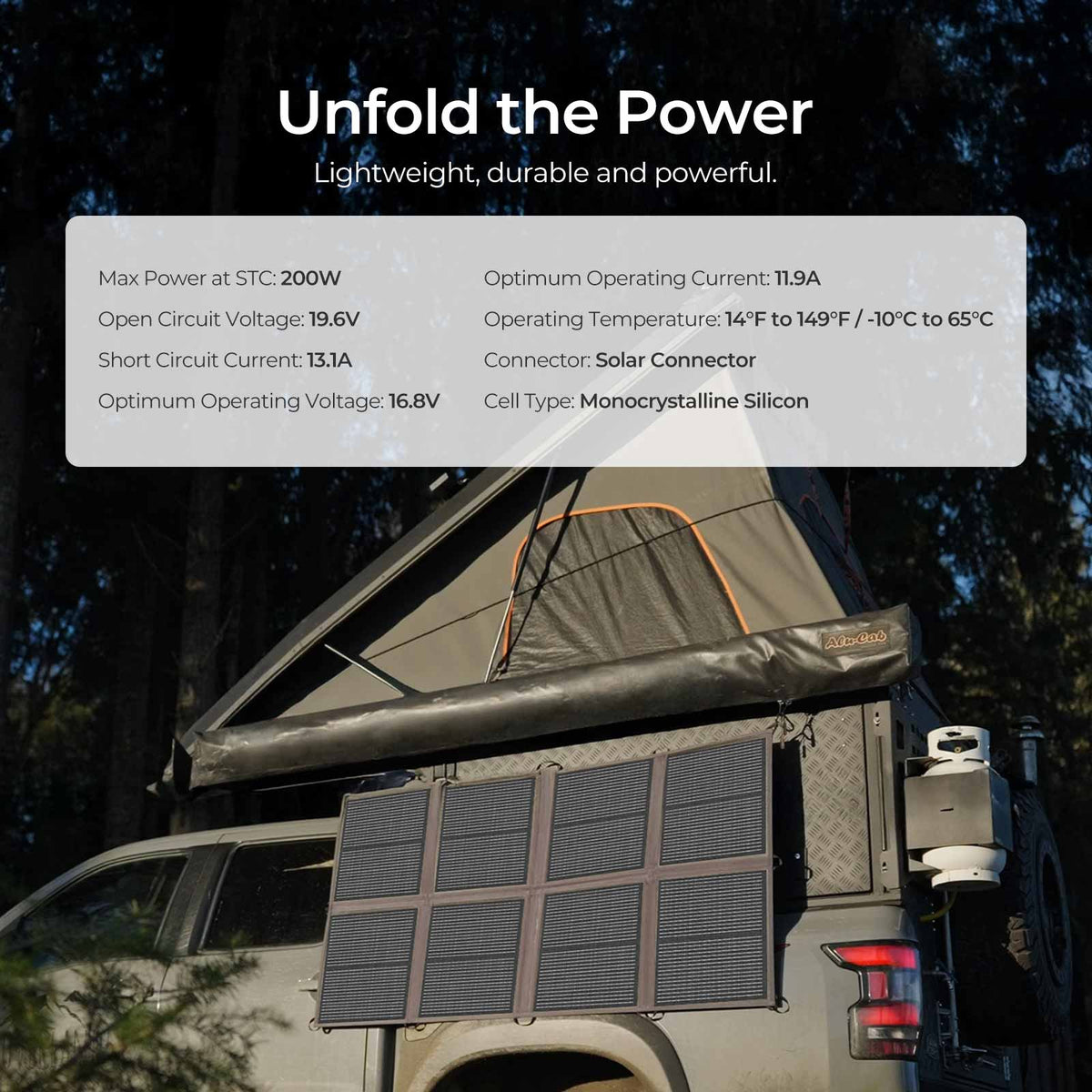 12,8V 400W Solar Panel Blanket