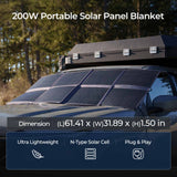 12,8V 400W Solar Panel Blanket