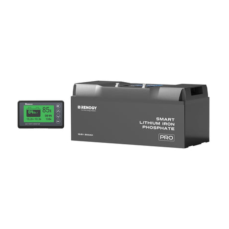12V 200Ah Pro Smart Lithium LiFePO4 Battery w/ Bluetooth & Self-heating