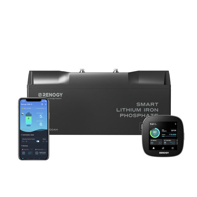 12V 200Ah Pro Smart Lithium LiFePO4 Battery w/ Bluetooth & Self-heating