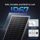 175W N-Type 16BB Rigid Solar Panel