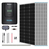 800W 12V/24V Premium Solarkit met Rover 60A MPPT-laadregelaar voor Camper, RV, Caravan, Boot en Off-grid systemen