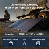 12V 400W Portable Solar Suitcase Lightweight