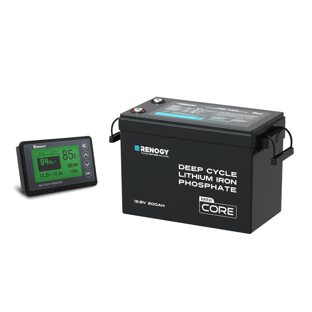Core Mini - 12V 200Ah LiFePO4 Battery w/ Low-Temperature Protection