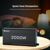 2kWh Draagbaar Thuis Back-up Systeem | 400W Draagbaar Zonnepaneel + 12V 200Ah PRO Lithium Accu + 2000W Pure Sinus Omvormer