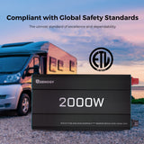 12V 2000W Inverter Pure Sine Wave Motorhome Off-Grid