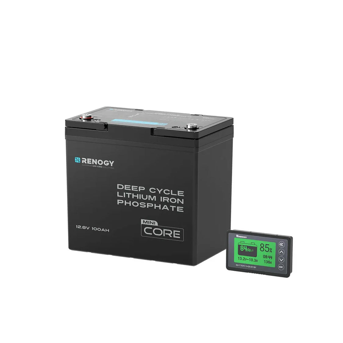 Core Mini - 12V 100Ah LiFePO4 Battery w/ Low-Temperature Protection