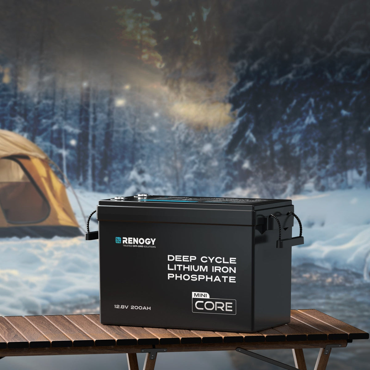 5,12 kWh-stroomsysteem voor caravans | 3000W-omvormer, 200Ah Lithium Battery x2