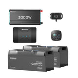 5,12kWwh Caravan Power System | 3000W inverter, 50A Battery Charger
