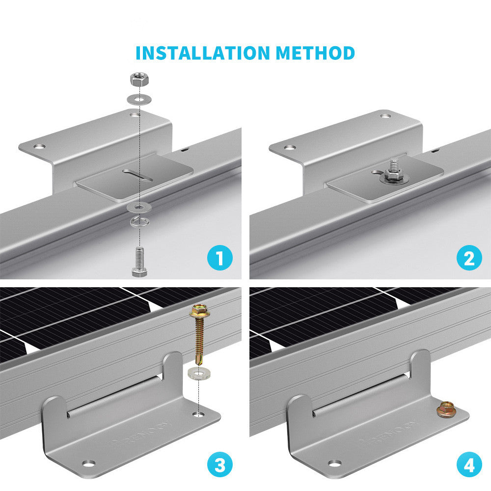 Wiring and Mounting Kit For 100W Solar Panel