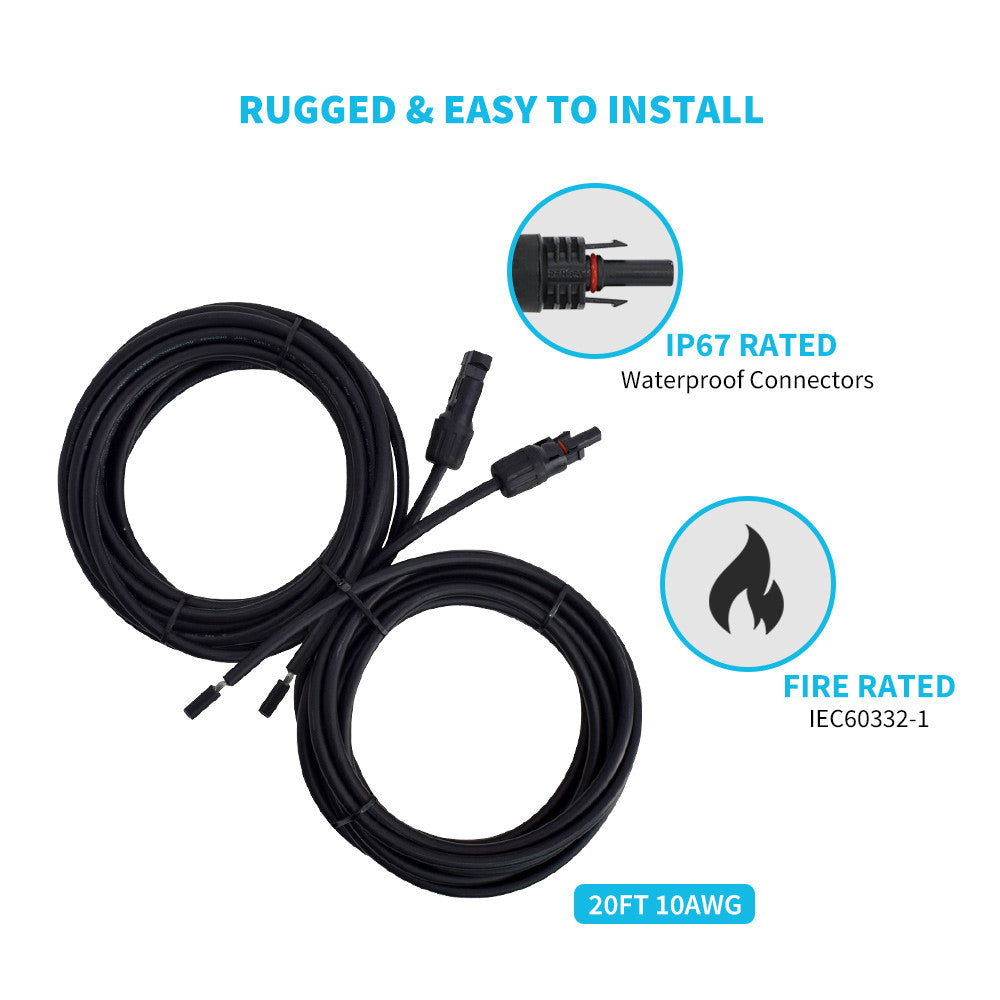 Wiring and Mounting Kit For 400W Solar Panels