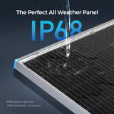 Bifacial 115 Watt 12 Volt Monocrystalline Solar Panel