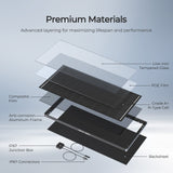 ShadowFlux 12V 120W Anti-Shading Solar Panel